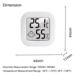Dimension and Measurement Range of Thermo-hygrometer