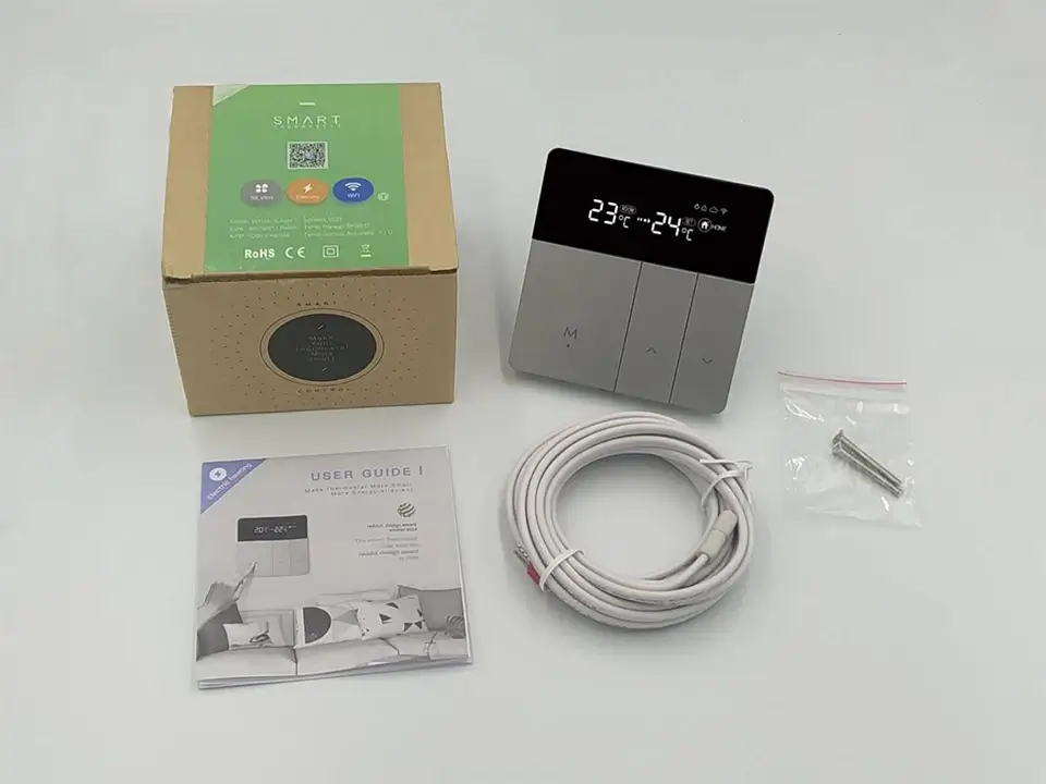 Packing List of WiFi Smart Thermostat