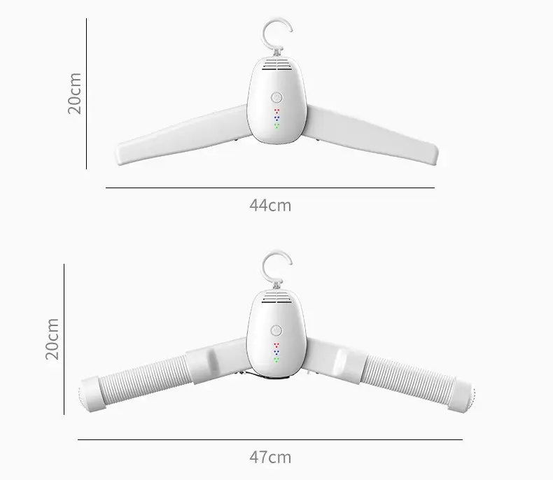 the Dimension of eBee Electric Clothes Shoes Drying Hanger
