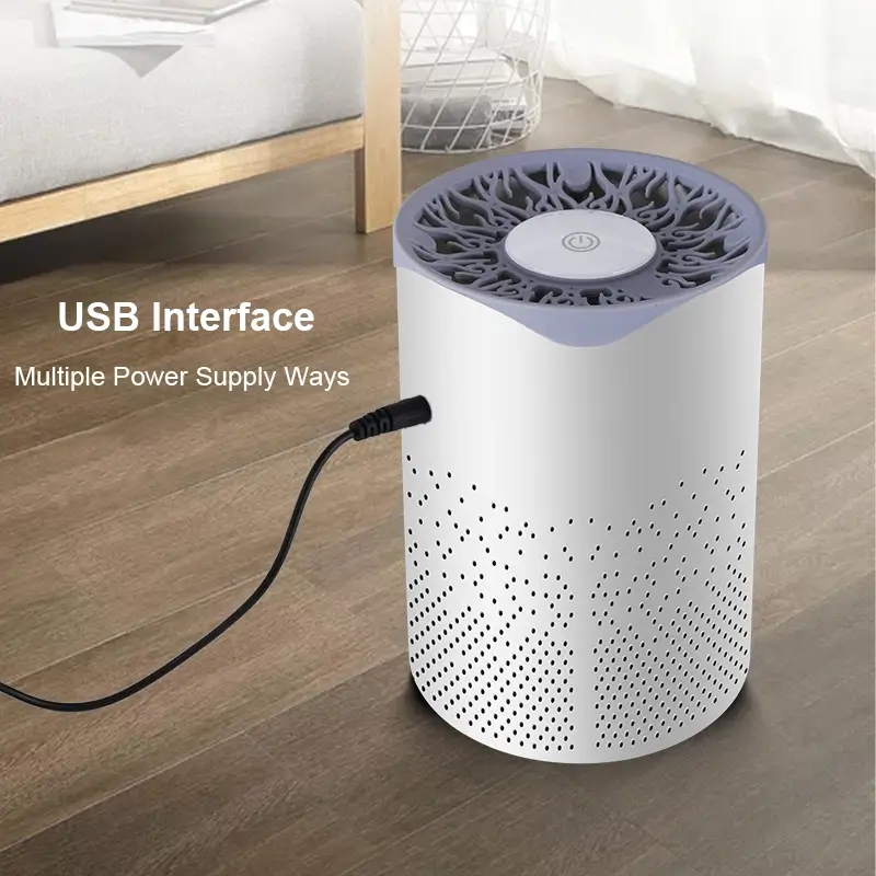 eBee Desktop Formaldehyde Air Purifier Cleaner with USB Power Charge