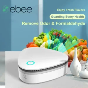 eBee Portable Mini Ozone Deodorizing Sterilizer for Removing Odor and Formaldehyde